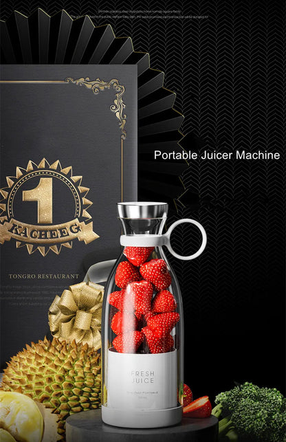 Electric Mini Portable Juicer Blender USB Rechargeable